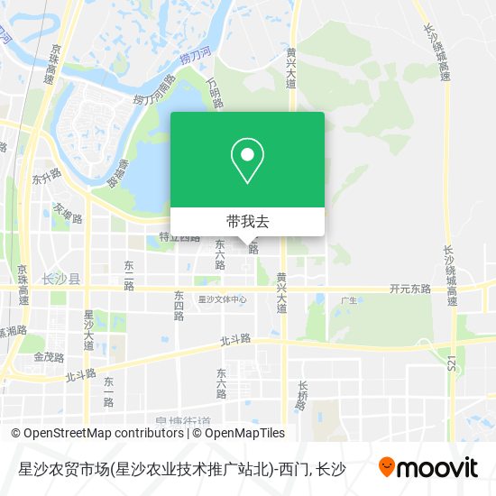 星沙农贸市场(星沙农业技术推广站北)-西门地图