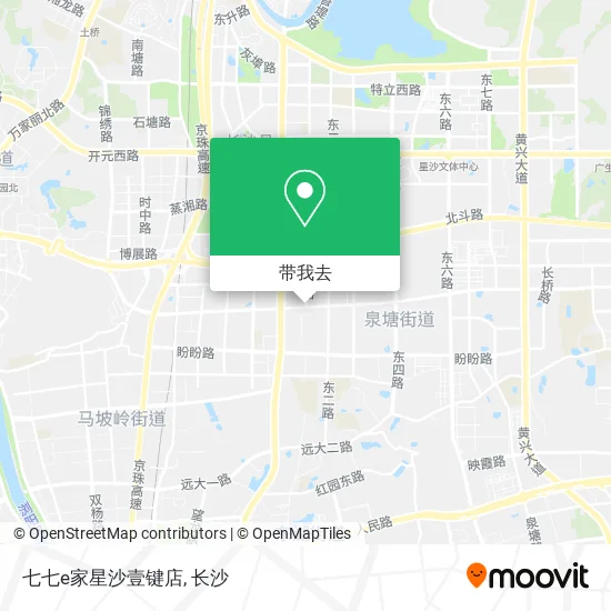 七七e家星沙壹键店地图