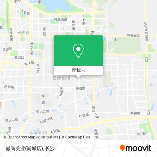 徽尚美业(尚城店)地图