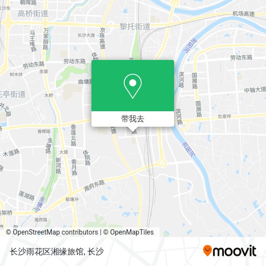 长沙雨花区湘缘旅馆地图