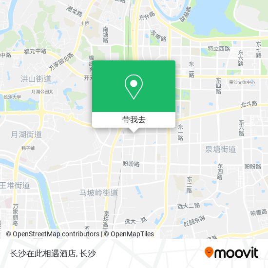 长沙在此相遇酒店地图