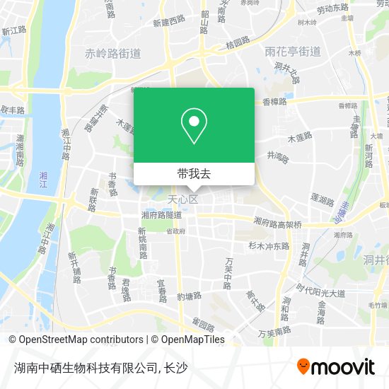 湖南中硒生物科技有限公司地图