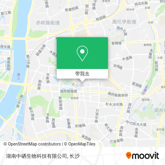 湖南中硒生物科技有限公司地图