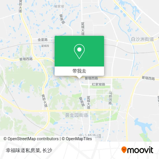 幸福味道私房菜地图