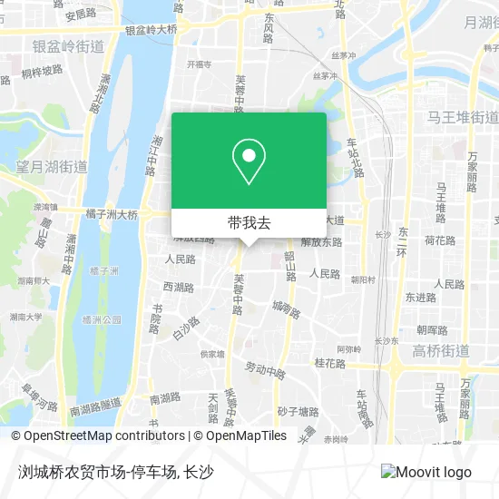 浏城桥农贸市场-停车场地图