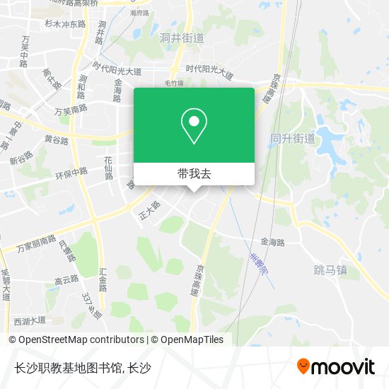 长沙职教基地图书馆地图