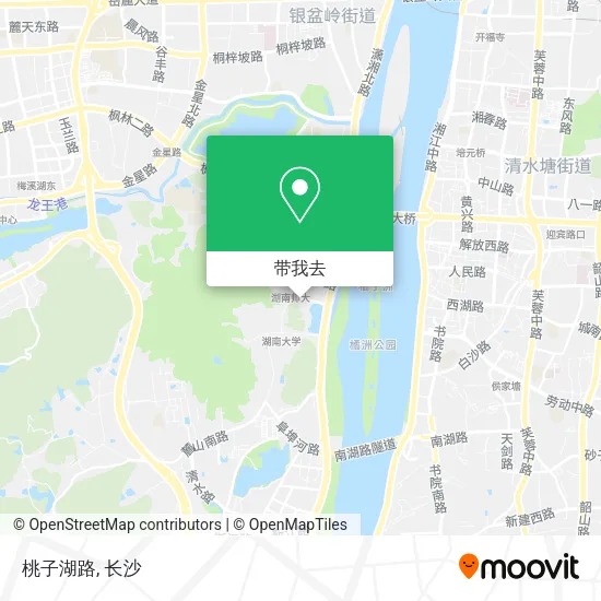 桃子湖路地图