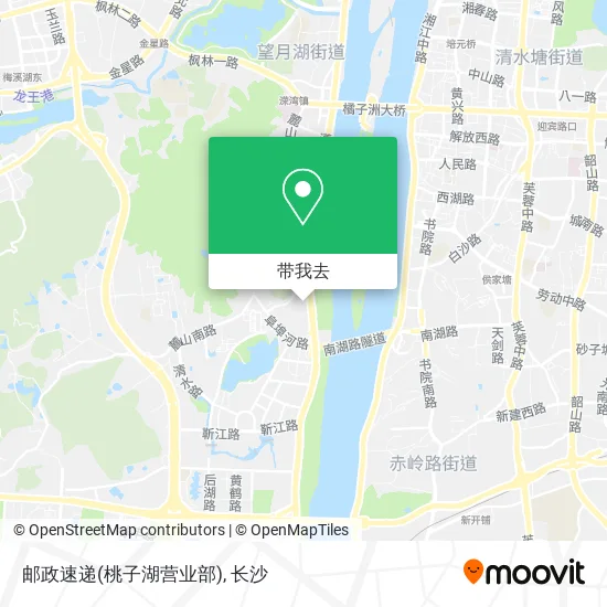 邮政速递(桃子湖营业部)地图