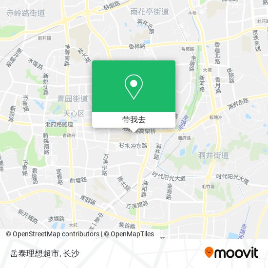 岳泰理想超市地图