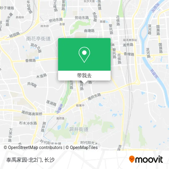 泰禹家园-北2门地图