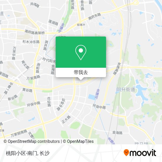 桃阳小区-南门地图