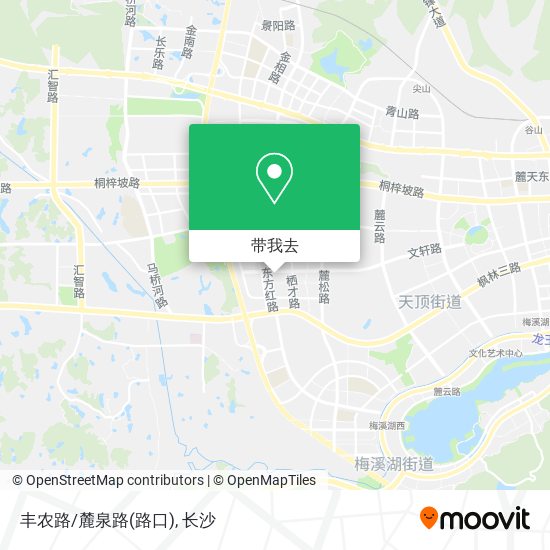 丰农路/麓泉路(路口)地图