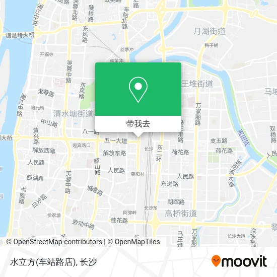水立方(车站路店)地图
