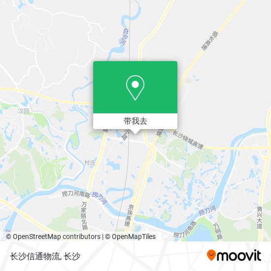 长沙信通物流地图