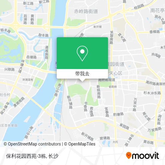保利花园西苑-3栋地图