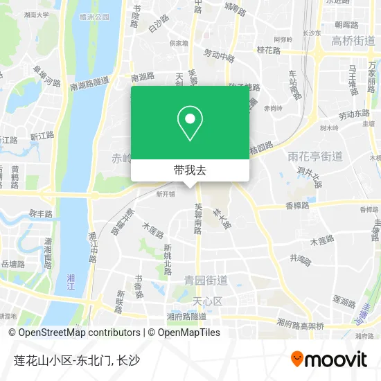 莲花山小区-东北门地图
