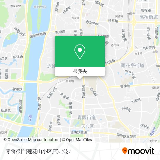 零食很忙(莲花山小区店)地图
