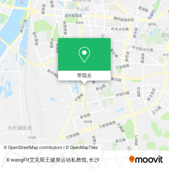 X-wangFit艾克斯王健身运动私教馆地图
