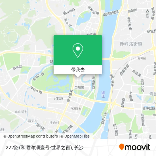 222路(和顺洋湖壹号-世界之窗)地图