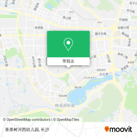 青果树河西幼儿园地图
