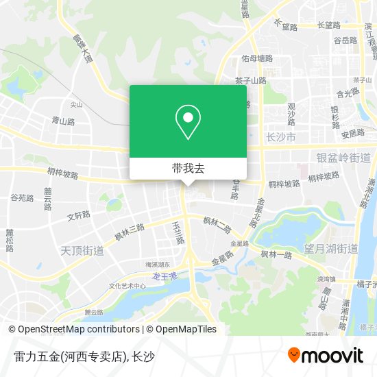 雷力五金(河西专卖店)地图