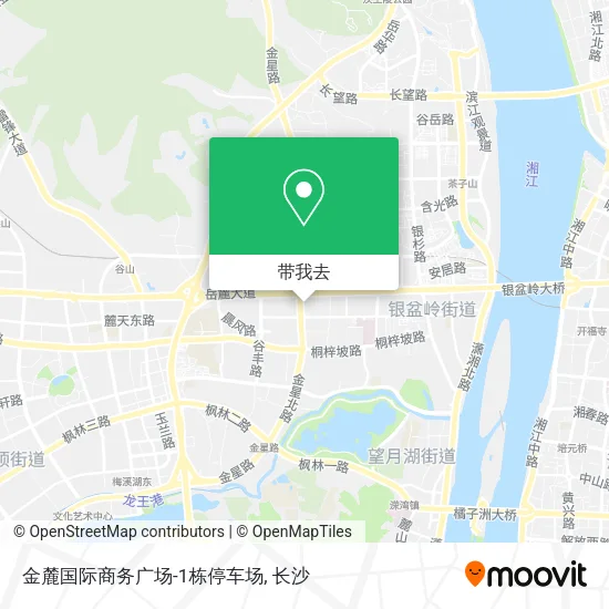 金麓国际商务广场-1栋停车场地图