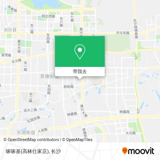 哆哆基(高林仕家店)地图