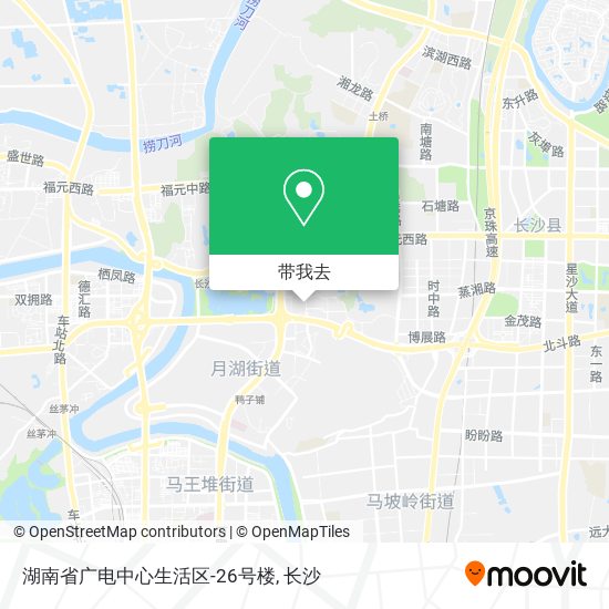 湖南省广电中心生活区-26号楼地图