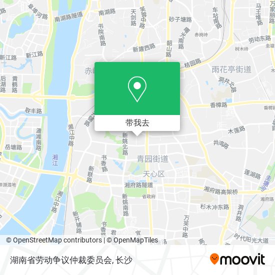 湖南省劳动争议仲裁委员会地图