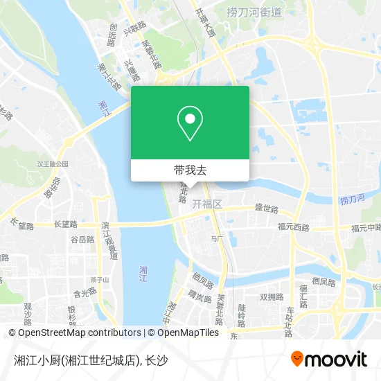 湘江小厨(湘江世纪城店)地图