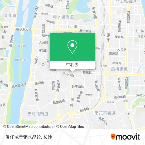 俊仔咸骨粥水晶饺地图