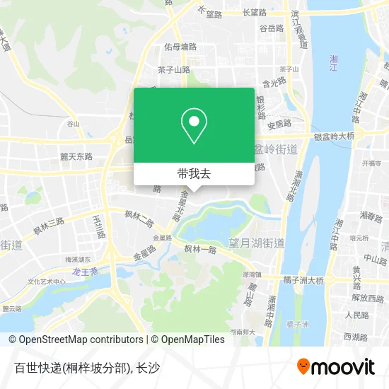 百世快递(桐梓坡分部)地图