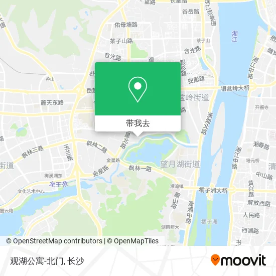 观湖公寓-北门地图
