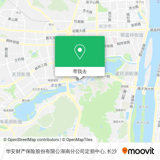 华安财产保险股份有限公湖南分公司定损中心地图