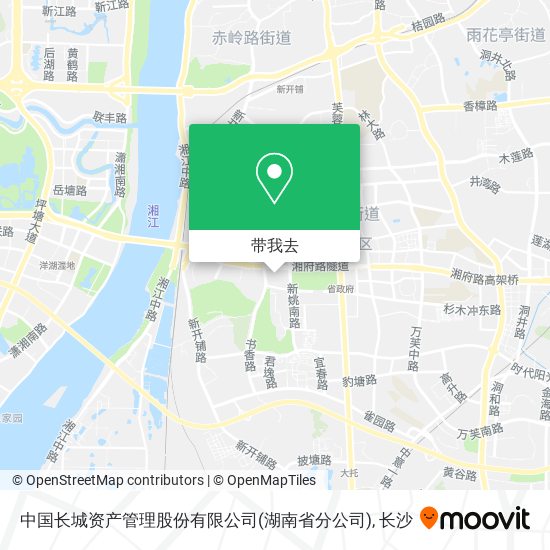 中国长城资产管理股份有限公司(湖南省分公司)地图