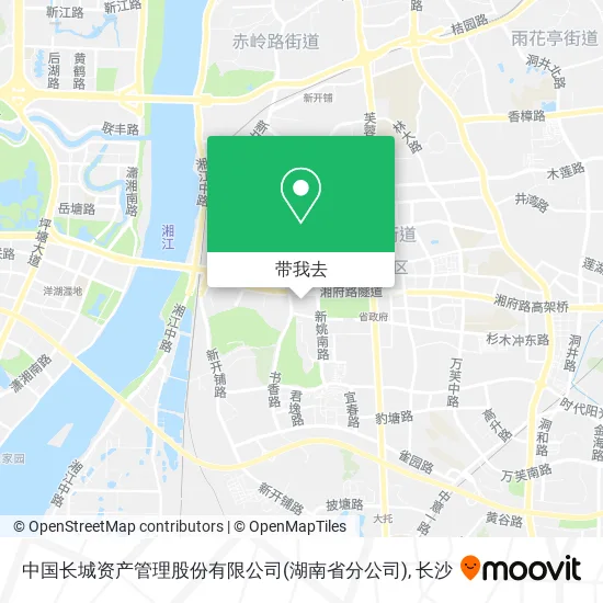 中国长城资产管理股份有限公司(湖南省分公司)地图