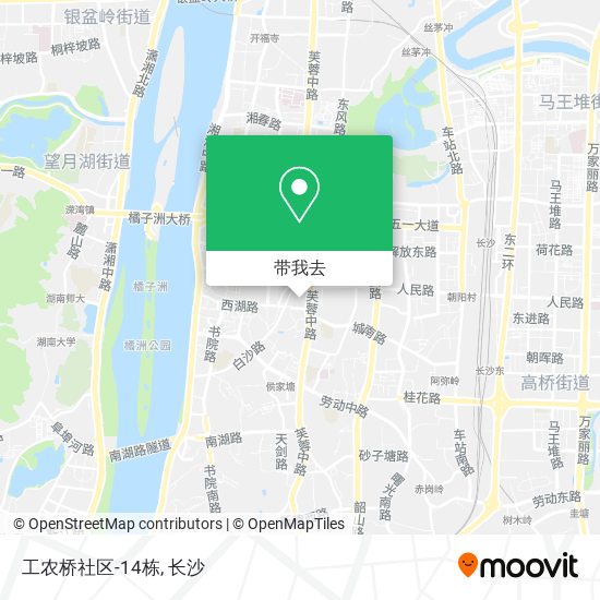 工农桥社区-14栋地图