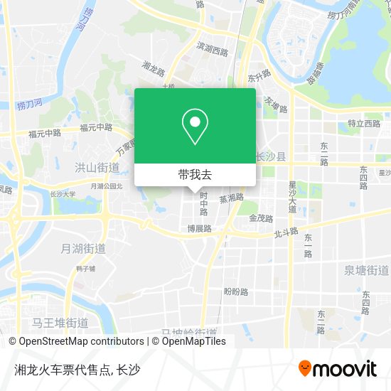 湘龙火车票代售点地图