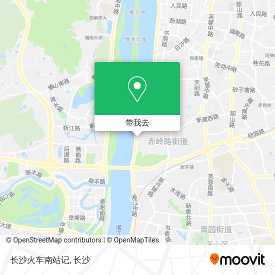 长沙火车南站记地图