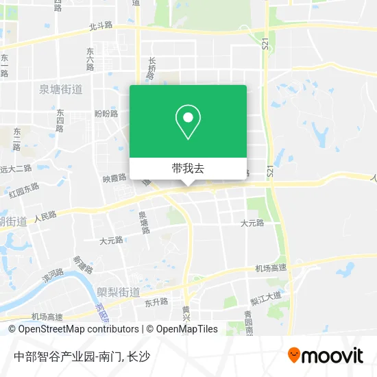 中部智谷产业园-南门地图