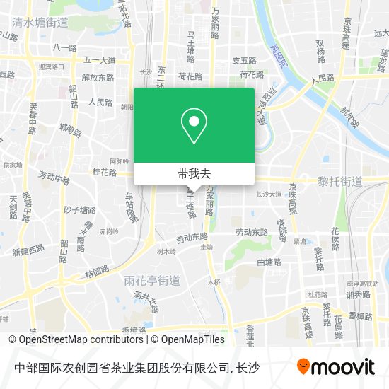 中部国际农创园省茶业集团股份有限公司地图