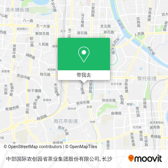 中部国际农创园省茶业集团股份有限公司地图