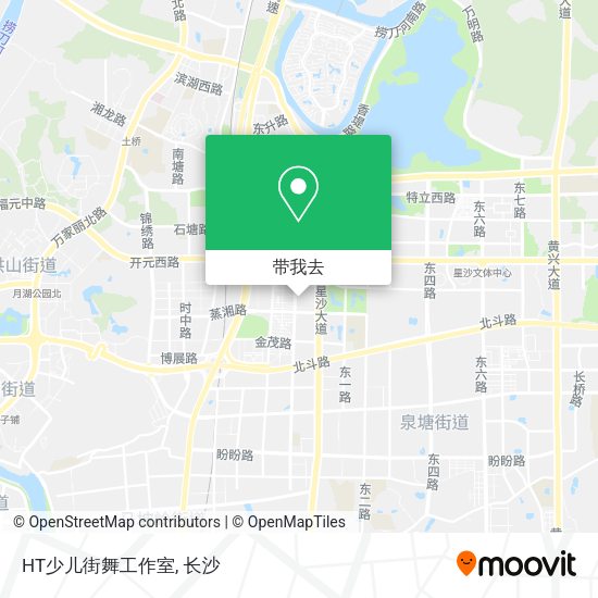 HT少儿街舞工作室地图