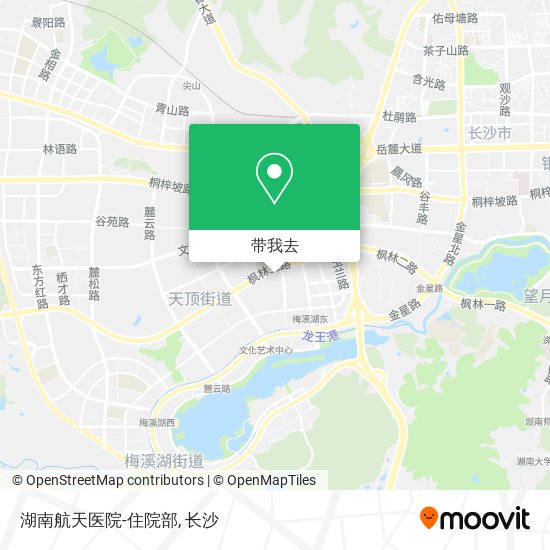 湖南航天医院-住院部地图