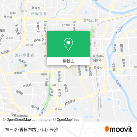 东三路/香樟东路(路口)地图