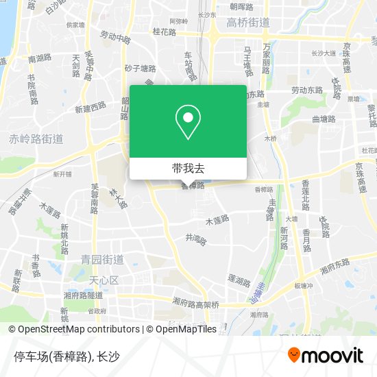 停车场(香樟路)地图