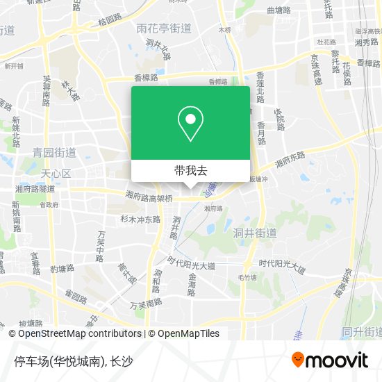 停车场(华悦城南)地图
