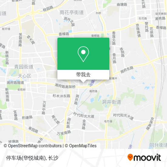 停车场(华悦城南)地图
