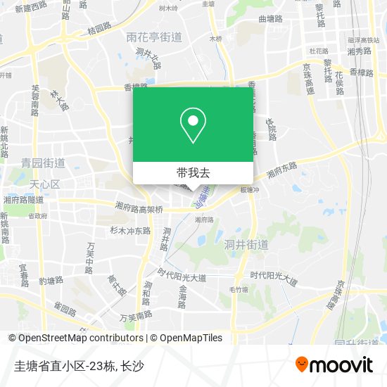 圭塘省直小区-23栋地图