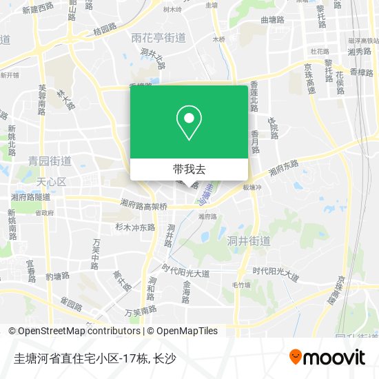 圭塘河省直住宅小区-17栋地图